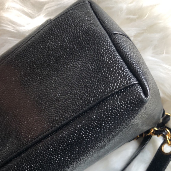 💎✨ LARGE ✨💎 MINT CAVIAR CHANEL💕 24K PLATED HARDWARE - Picture 12 of 15